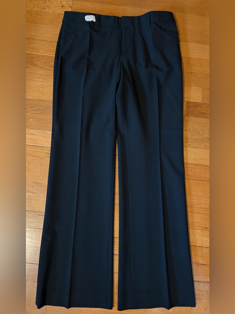 Gap The Perfect Trouser Dress Pants Straight Leg Black Size 8R